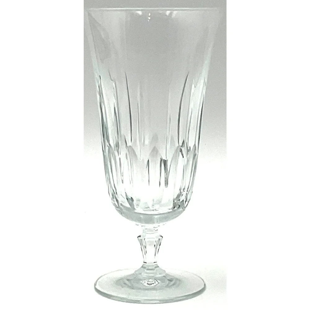 Mikasa Park Avenue Lead Crystal Iced Tea Glass Set of Four Brand New Vintage Set